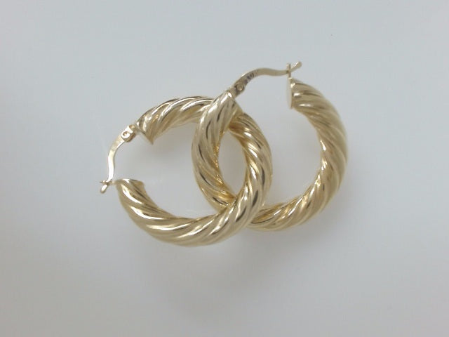 10k Yellow Gold Argollas 5.8g