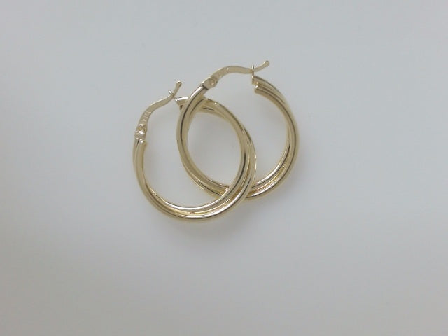 10k Yellow Gold Argollas 3.4g