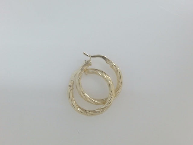 10k Yellow Gold Argollas 2.4g
