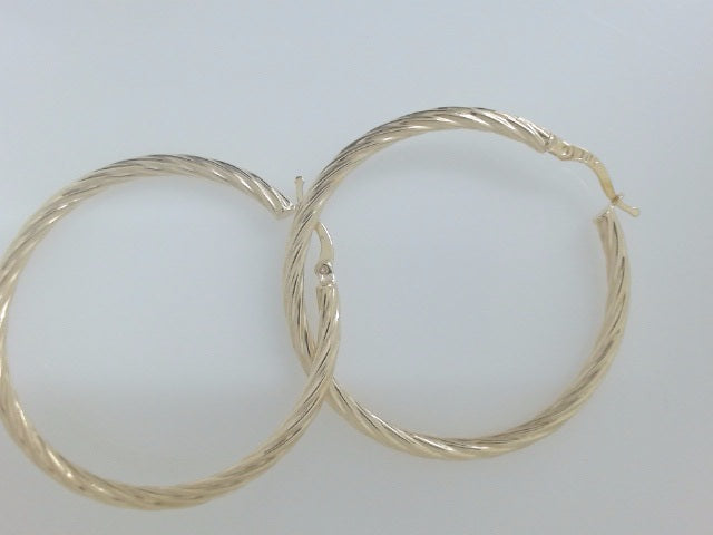 10k Yellow Gold Argollas 4.6g