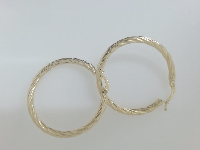 10k Yellow Gold Argollas 3.7g