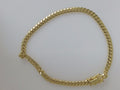 10k Yellow Gold Pulsera Solida De Fabrica 10.4g