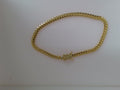 10k Yellow Gold Pulsera Solida De Fabrica 10.2g