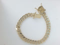 10k Yellow Gold Pulsera Cubana Solida Criolla 46.8g