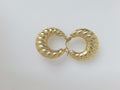 18k Yellow Gold Argollas 4.1g