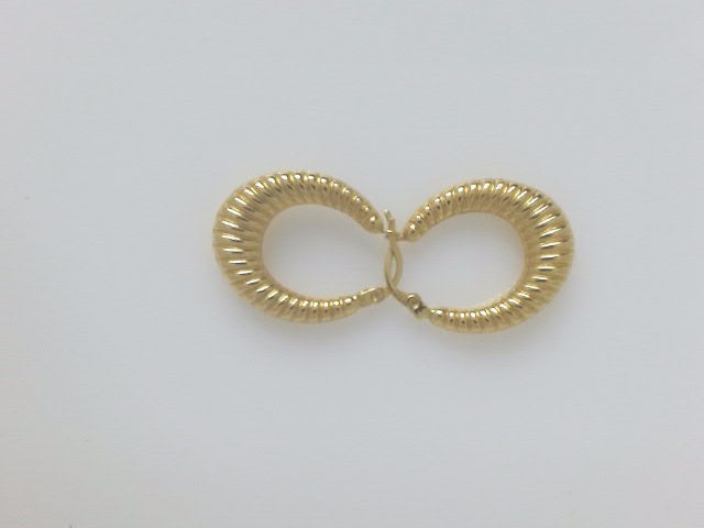 18k Yellow Gold Argollas 3g