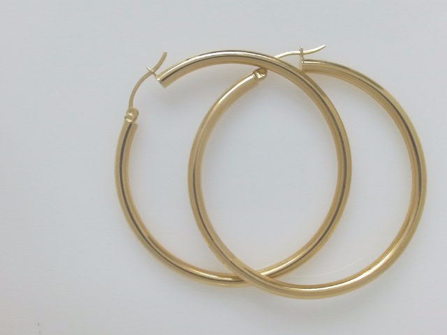18k Yellow Gold Argollas 5.6g