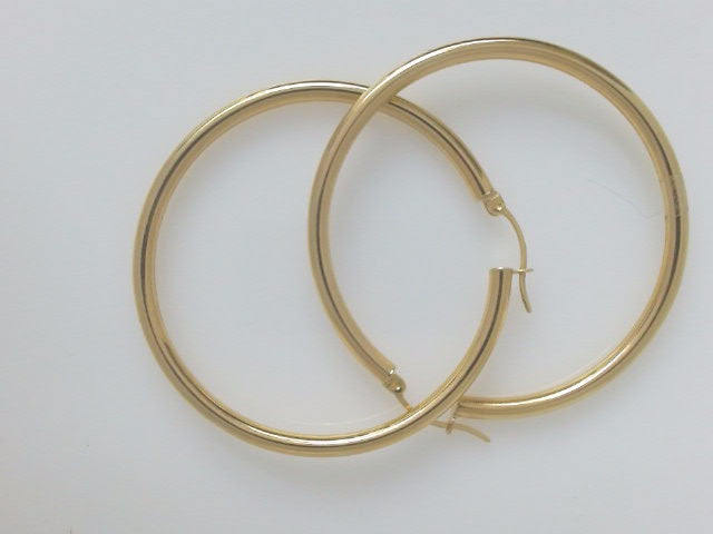 18k Yellow Gold Argollas 5.4g