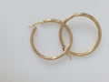 18k Yellow Gold Argollas 3.7g