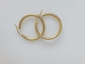 18k Yellow Gold Argollas 3.3g