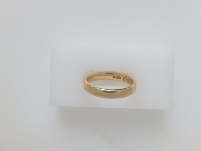 18k Yellow Gold Men's Ring 5.1g