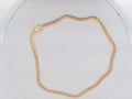 14k Yellow Gold Cadena Cubana Solida De Fabrica Cirrie De Caja 53.2g