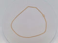 14k Yellow Gold Cadena Cubana Solida De Fabrica Cirrie De Caja 10.6g