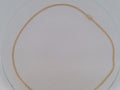 14k Yellow Gold Cadena Cubana Solida De Fabrica Cirrie De Caja 14.4g
