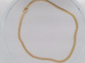 10k Yellow Gold Cadena Cubana Solida De Fabrica Cirrie De Caja 53.5g