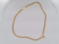 10k Yellow Gold Cadena Cubana Solida De Fabrica Cirrie De Caja 46.6g