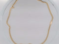 10k Yellow Gold Cadena Cubana Solida De Fabrica Cirrie De Caja 42.5g