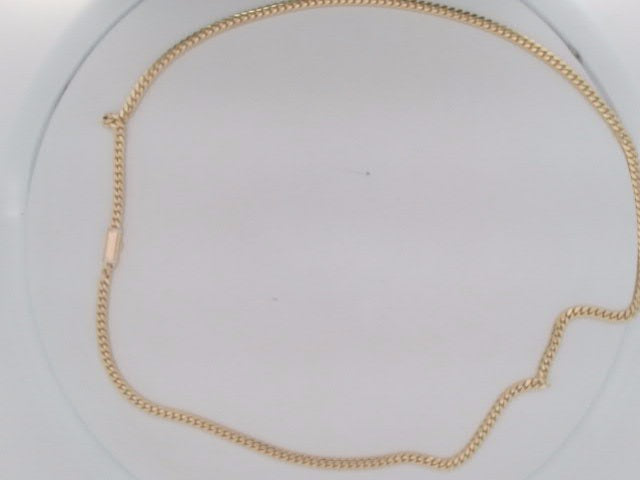10k Yellow Gold Cadena Cubana Solida De Fabrica Cirrie De Caja 29.6g