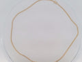 10k Yellow Gold Cadena Cubana Solida De Fabrica Cirrie De Caja 12.7g