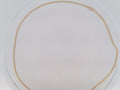 10k Yellow Gold Cadena Cubana Solida De Fabrica Cirrie De Caja 13.9g
