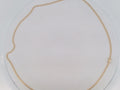 10k Yellow Gold Cadena Cubana Solida De Fabrica Cirrie De Caja 13.8g