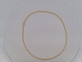 10k Yellow Gold Cadena Cubana Solida De Fabrica Cirrie De Caja 9.5g