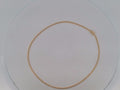 10k Yellow Gold Cadena Cubana Solida De Fabrica Cirrie De Caja 9.5g