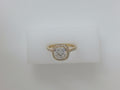 14k Yellow Gold Diamond Wedding Ring Lab 3.1g