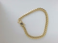 14k Yellow Gold Pulsera Solida De Fabrica 24.7g