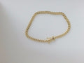14k Yellow Gold Pulsera Solida De Fabrica 10.1g