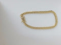 14k Yellow Gold Pulsera Solida De Fabrica 15.2g