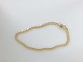 14k Yellow Gold Pulsera Solida De Fabrica 11.8g