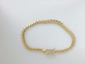 14k Yellow Gold Pulsera Solida De Fabrica 24.9g