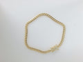 14k Yellow Gold Pulsera Solida De Fabrica 10.8g