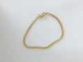 14k Yellow Gold Pulsera Solida De Fabrica 10.2g