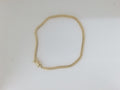 14k Yellow Gold Pulsera Solida De Fabrica 5.2g