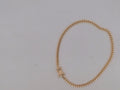 14k Yellow Gold Pulsera Solida De Fabrica 5.4g