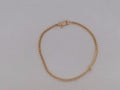 14k Yellow Gold Pulsera Solida De Fabrica 5.4g