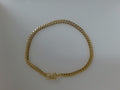 10k Yellow Gold Pulsera Solida De Fabrica 10.3g