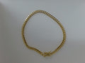 10k Yellow Gold Pulsera Solida De Fabrica 9.8g
