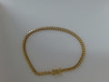10k Yellow Gold Pulsera Solida De Fabrica 10.2g