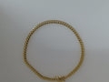 10k Yellow Gold Pulsera Solida De Fabrica 4.7g