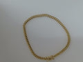 10k Yellow Gold Pulsera Solida De Fabrica 4.6g