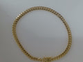 10k Yellow Gold Pulsera Solida De Fabrica 10.3g