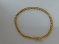 10k Yellow Gold Pulsera Solida De Fabrica 9.3g