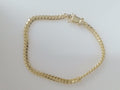 10k Yellow Gold Pulsera Solida De Fabrica 9.6g