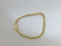10k Yellow Gold Pulsera Solida De Fabrica 13.9g