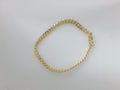10k Yellow Gold Pulsera Solida De Fabrica 13g