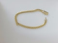 10k Yellow Gold Pulsera Solida De Fabrica 13.2g