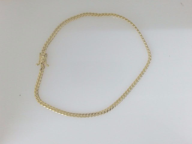 10k Yellow Gold Pulsera Solida De Fabrica 5.7g